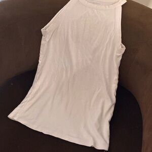 Cynthia Rowley White Halter Neck Knit Tank Top Women S